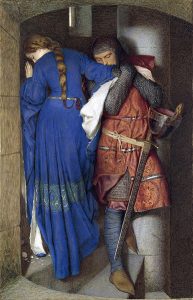 Frederic William Burton, The Meeting on the Turret Stairs. Photo © National Gallery of Ireland.