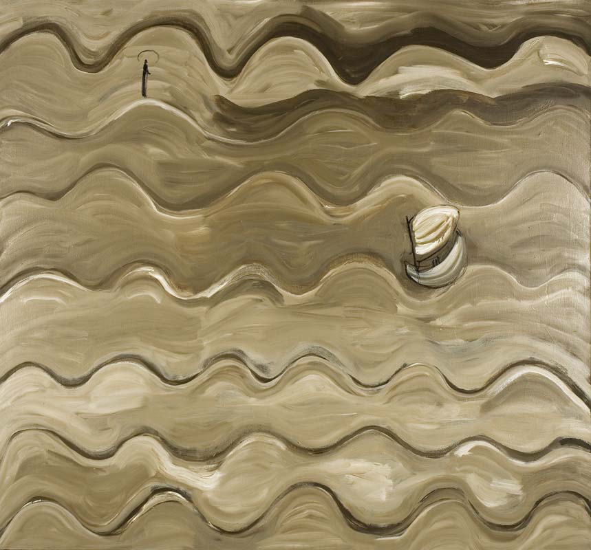 Jesus Walking on the Sea by Patrick Hall (b.1935)