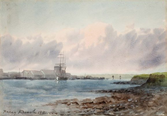 A view of Sligo Quay by Percy French (1854 – 1920)