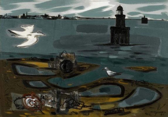 Tide Receding, Dublin Bay by Norah McGuinness (1901 – 1980)