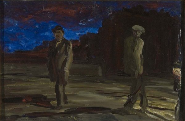 A Western Town, Night by Jack B. Yeats (1871 - 1957)