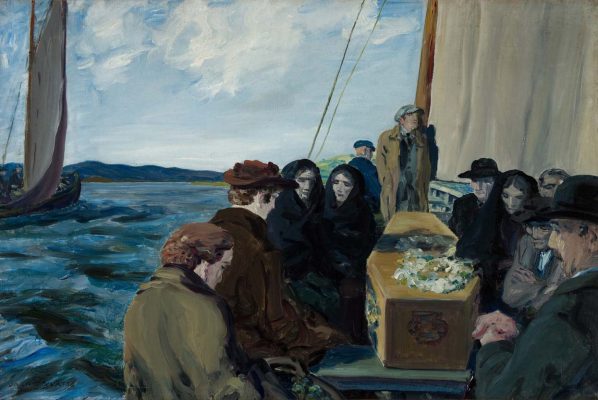 An Island Funeral by Jack B. Yeats (1871 - 1957)