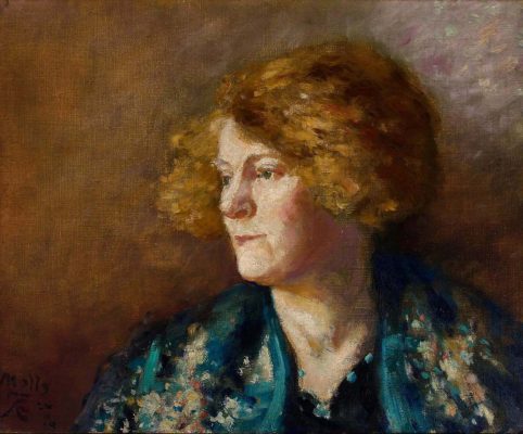 Portrait Of Mary Colum By George William Russell (AE) (1867 - 1935)