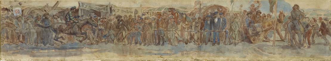 The Strand Races, West Of Ireland by Jack B. Yeats (1871 - 1957)