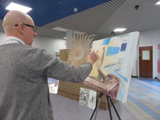 Andy Parsons at work in Sligo University Hospital