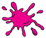 Pink Paint Splash Pink Paint Splash