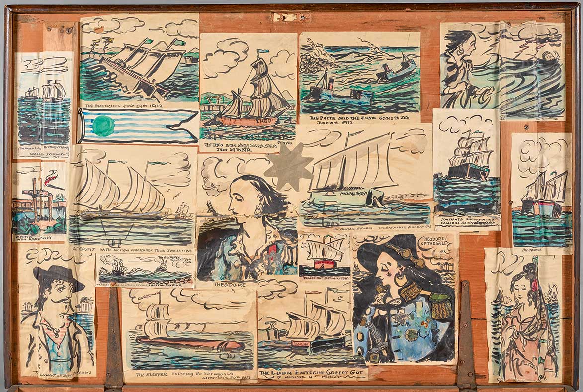 Jack B. Yeats, Wooden Trunk, c.1910 Jack B. Yeats, Wooden Trunk, c.1910