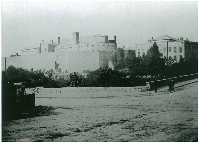 Kilmainham Gaol, Photograph taken by Thomas Flewett, Deputy Governor of the Gaol from 1870-87. Image courtesy of Kilmainham Gaol Museum/OPW.